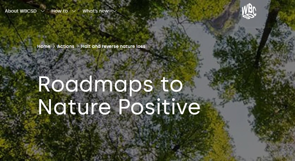 WBCSD Roadmaps to Nature Positive