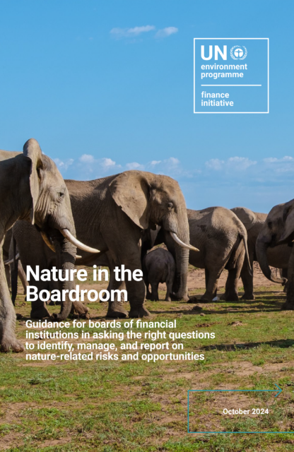 Report cover featuring title and subtitle over background of a herd of elephants