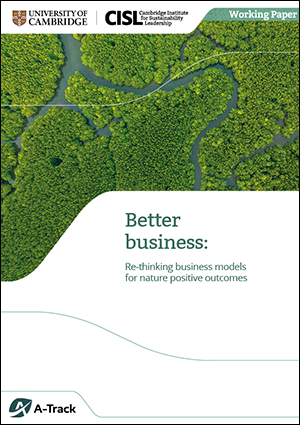 Cover of report featuring an aerial view of plants in water