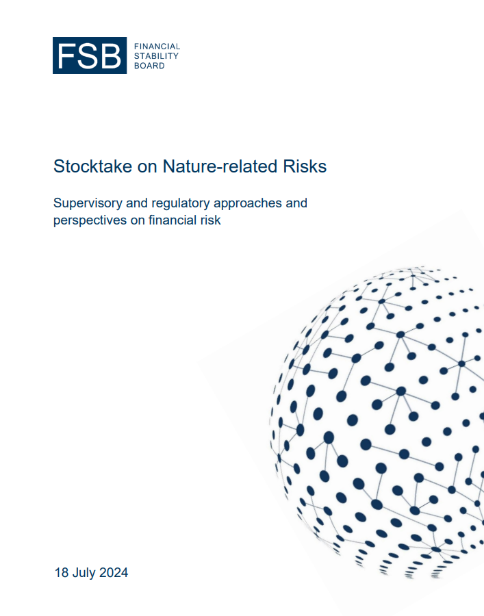 Cover page of report featuring a globe made of nodes and branches