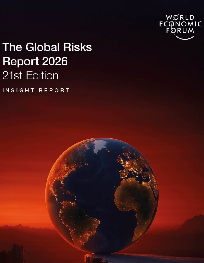 A globe teetering on the edge of a cliff