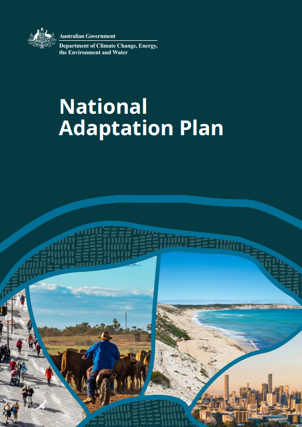Plan cover featuring Australian Government logo and images of Australian society