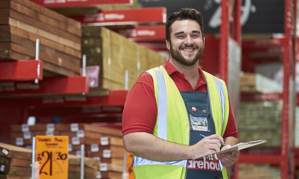 Bunnings worker