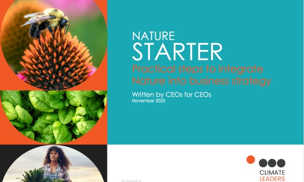 Front page of CLC Nature Starter document