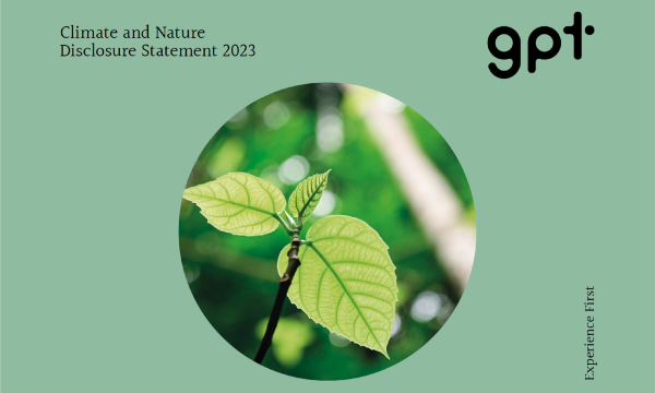 Cover of the GPT Climate and Nature Disclosure Statement 2023 document