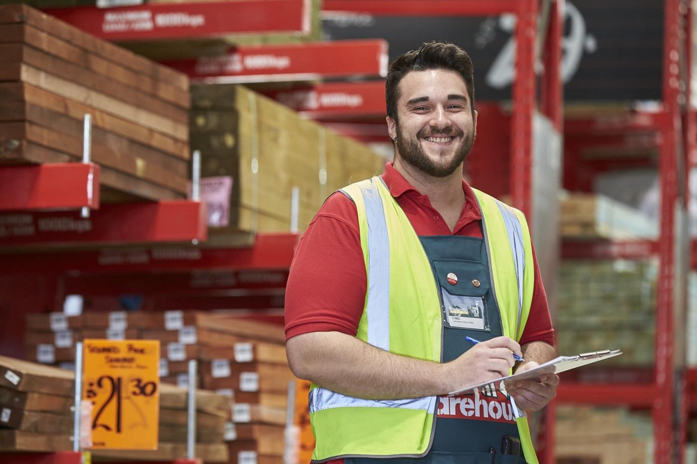 Bunnings worker