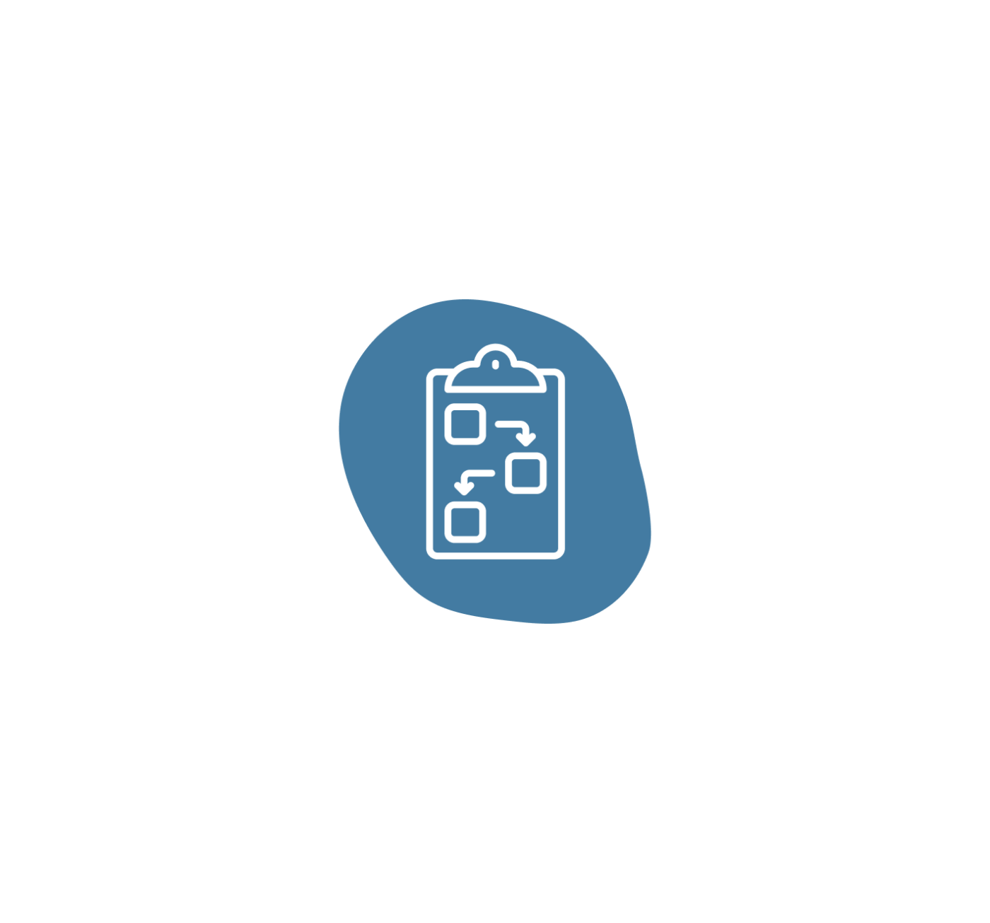 Commit icon: Blue shape with pathway process icon